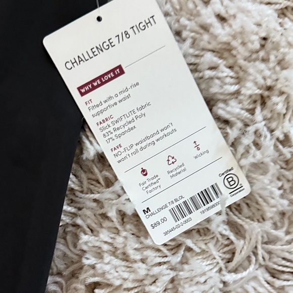 NWT Athleta Challenge 7/8 Tight Forest Green Leggings size M - Picture 2 of 7